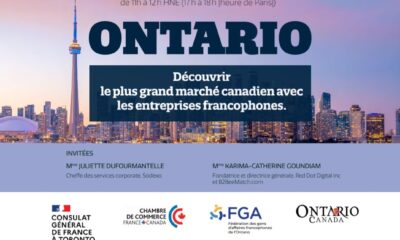 Webinaire : découvrir le plus grand marché canadien avec les entreprises francophones en Ontario